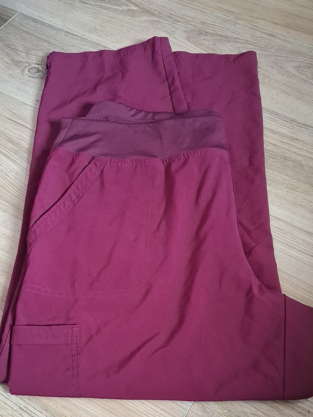 Easy Stretch Women's Cargo Pants in Purple Size XL Like New